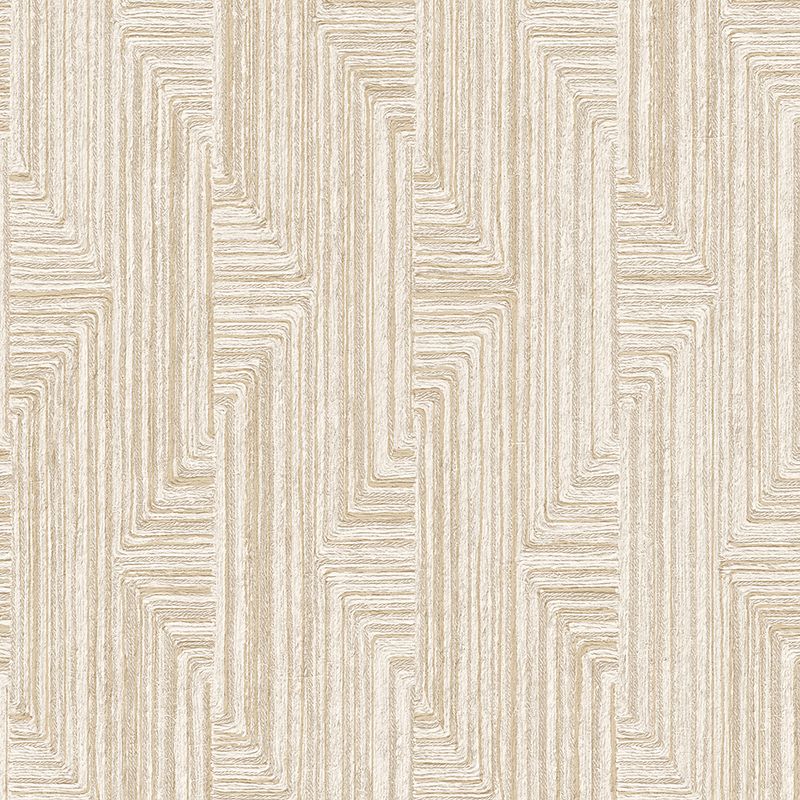 Vliesbehang Santa Fé Retro string Motif Beige