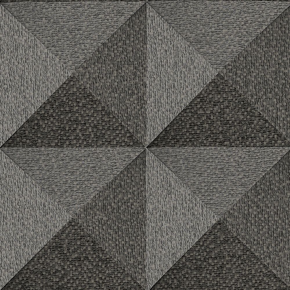Vliesbehang Santa Fé Weaved Cube Black