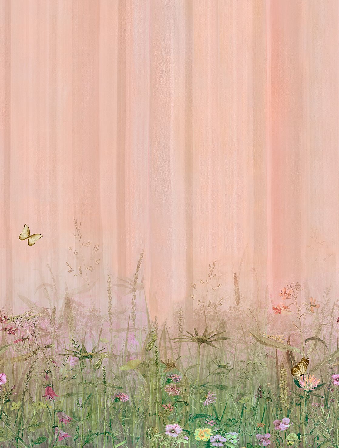Poster-vliesbehang Cute Walls- Wildflower Mead 212x280cm CW6023-1