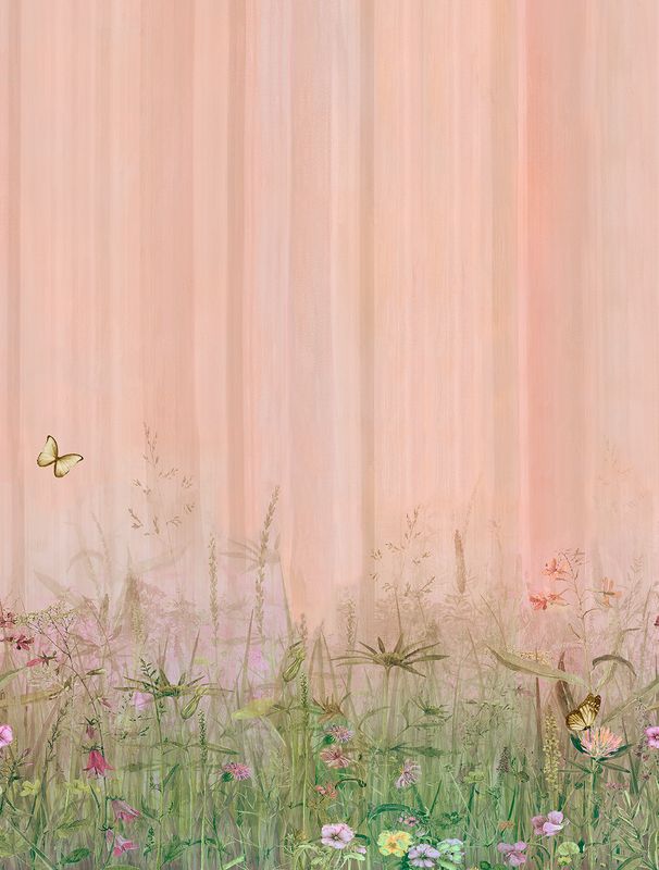 Poster-vliesbehang Cute Walls- Wildflower Mead 212x280cm CW6023-1
