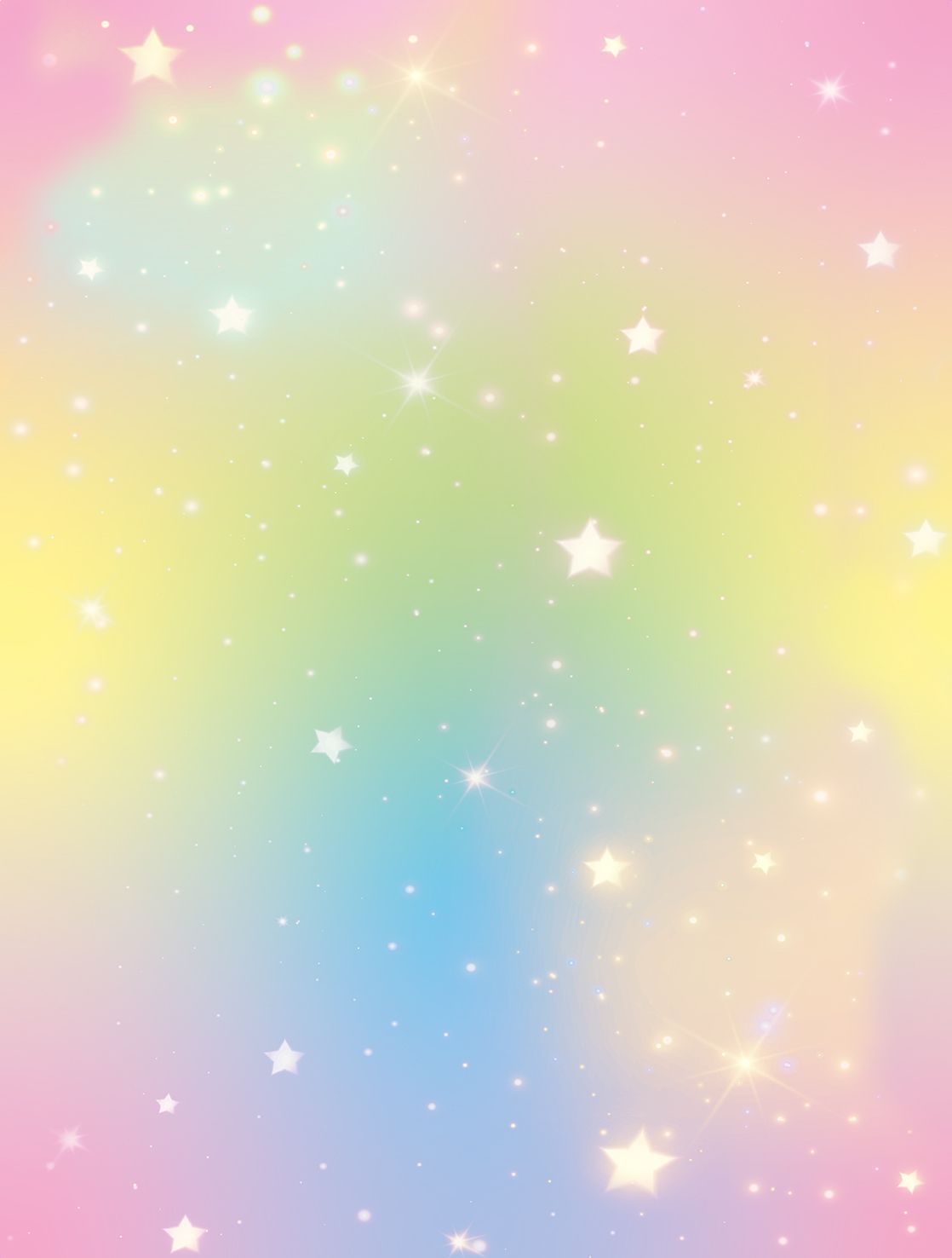 Poster-vliesbehang Cute Walls- Magic Stars 212x280cm CW6061-1