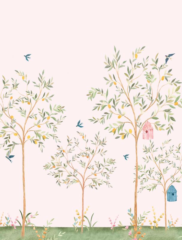 Poster-vliesbehang Cute Walls- Sky Garden 212x280cm CW6121-1