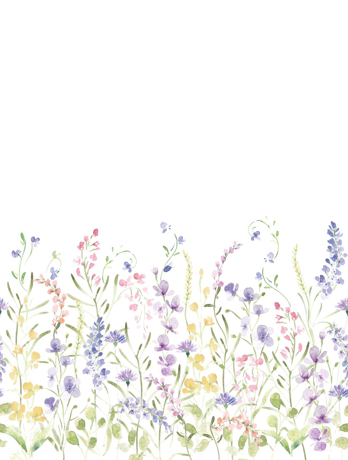 Poster-vliesbehang Cute Walls- Spring Flowers 212x280cm CW6120-1