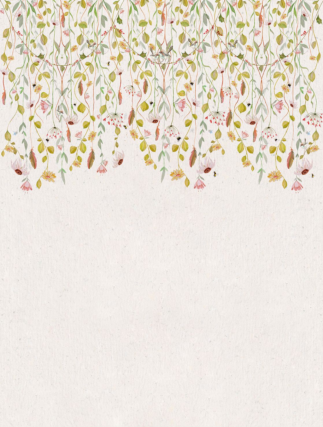 Poster-vliesbehang Cute Walls- Flowers Fantasy 212x280cm CW6124-2