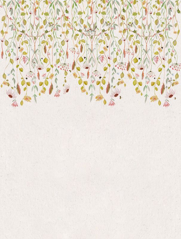 Poster-vliesbehang Cute Walls- Flowers Fantasy 212x280cm CW6124-2