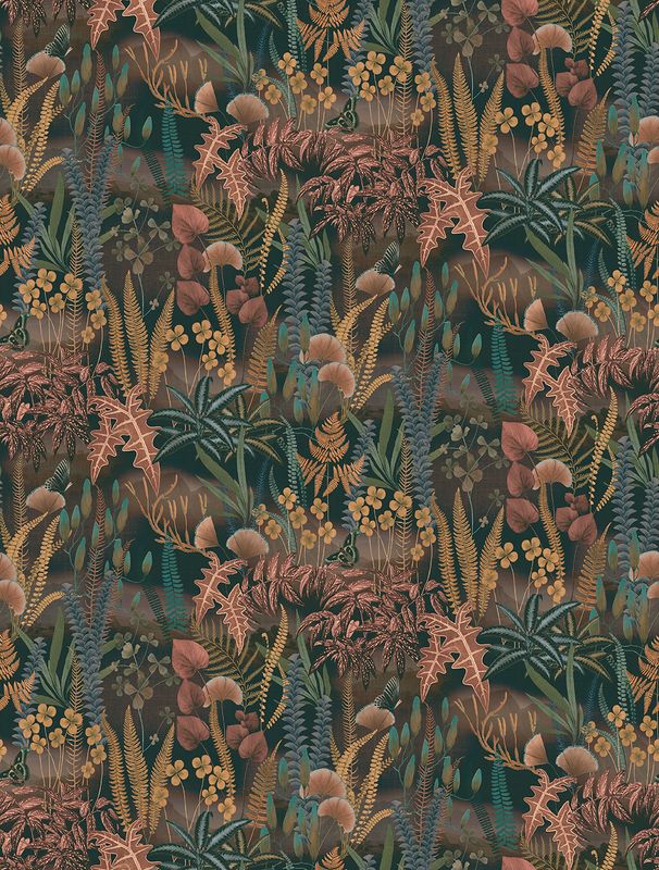 Poster-vliesbehang Feature W- Vegetation brown 212x280cm FW4005-2