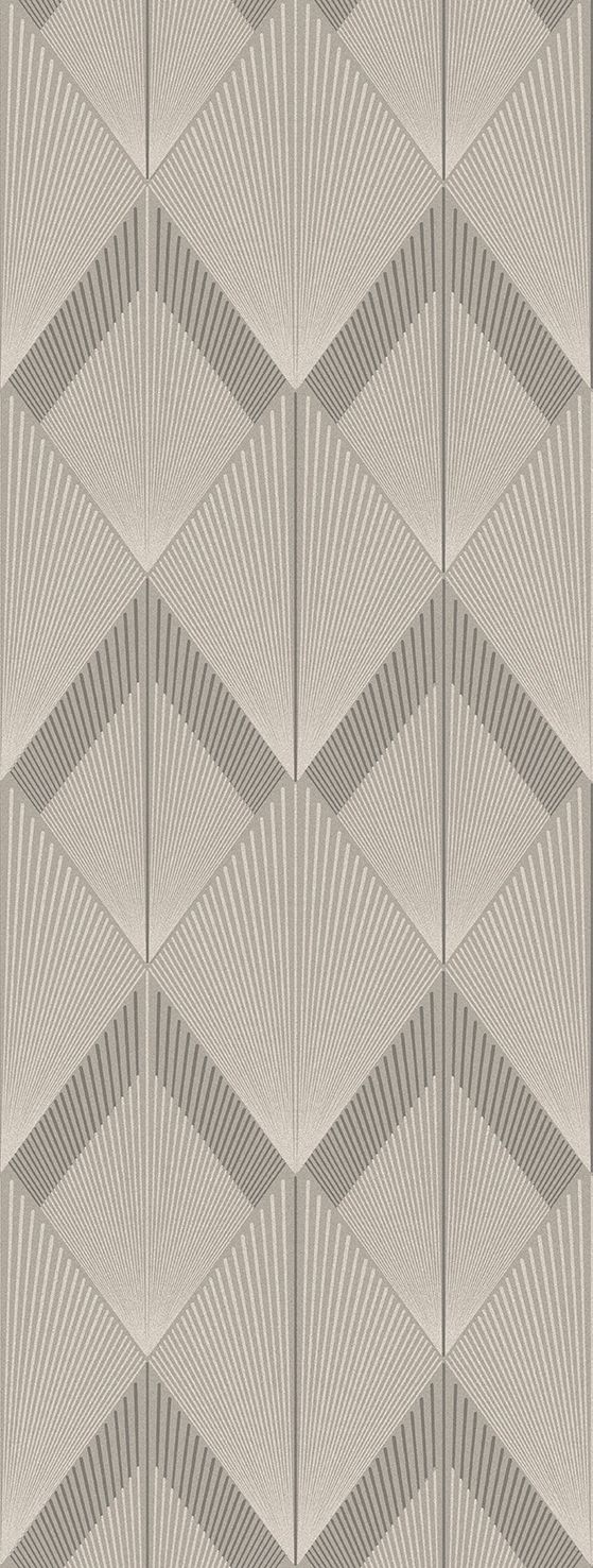 Poster-vliesbehang Feature W- Art-Deco greige 106x280cm FW4035-5