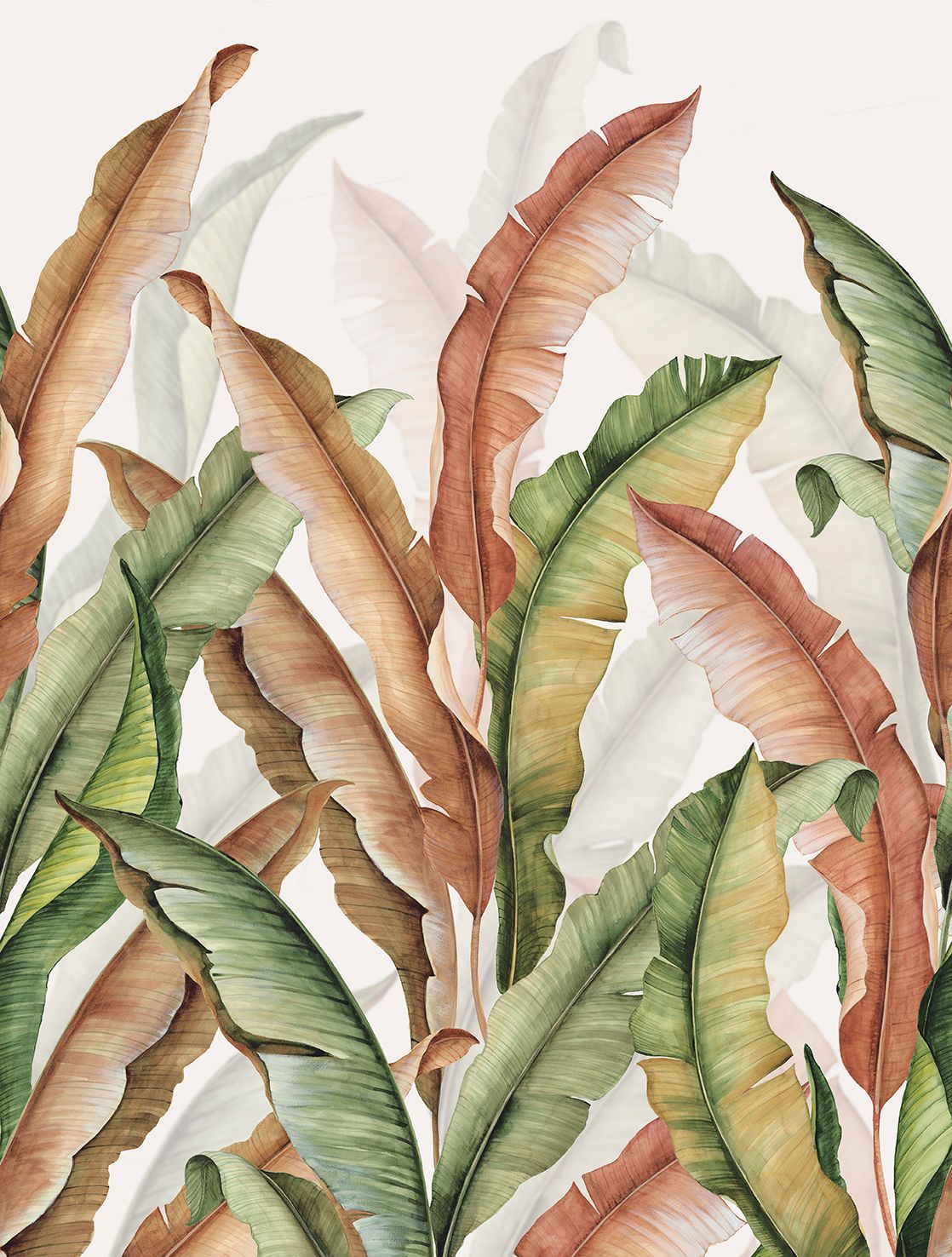 Poster-vliesbehang Feature W- Palm Leaves mlt 212x280cm FW4032-2
