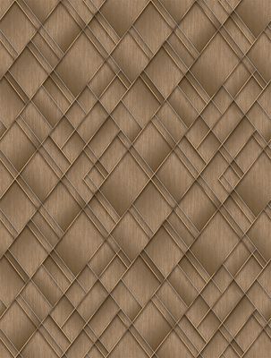 Poster-vliesbehang Feature W- Geometric brown 212x280cm FW4037-3