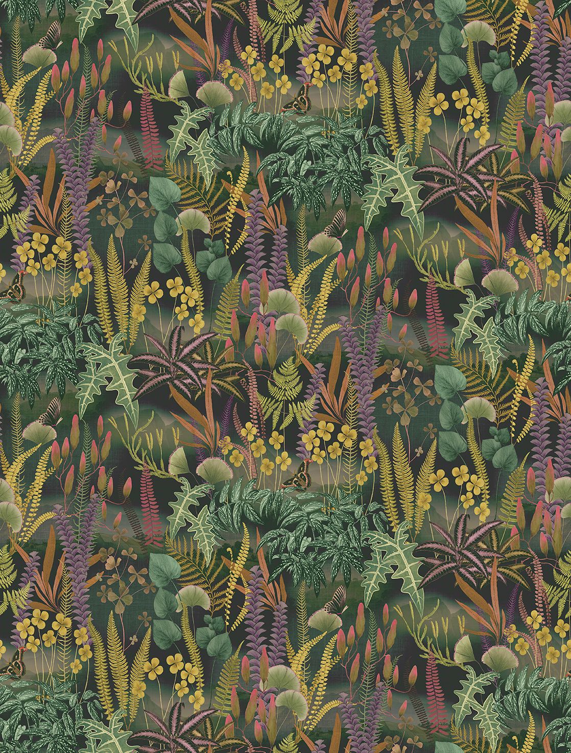 Poster-vliesbehang Feature W- Vegetation green 212x280cm FW4005-3