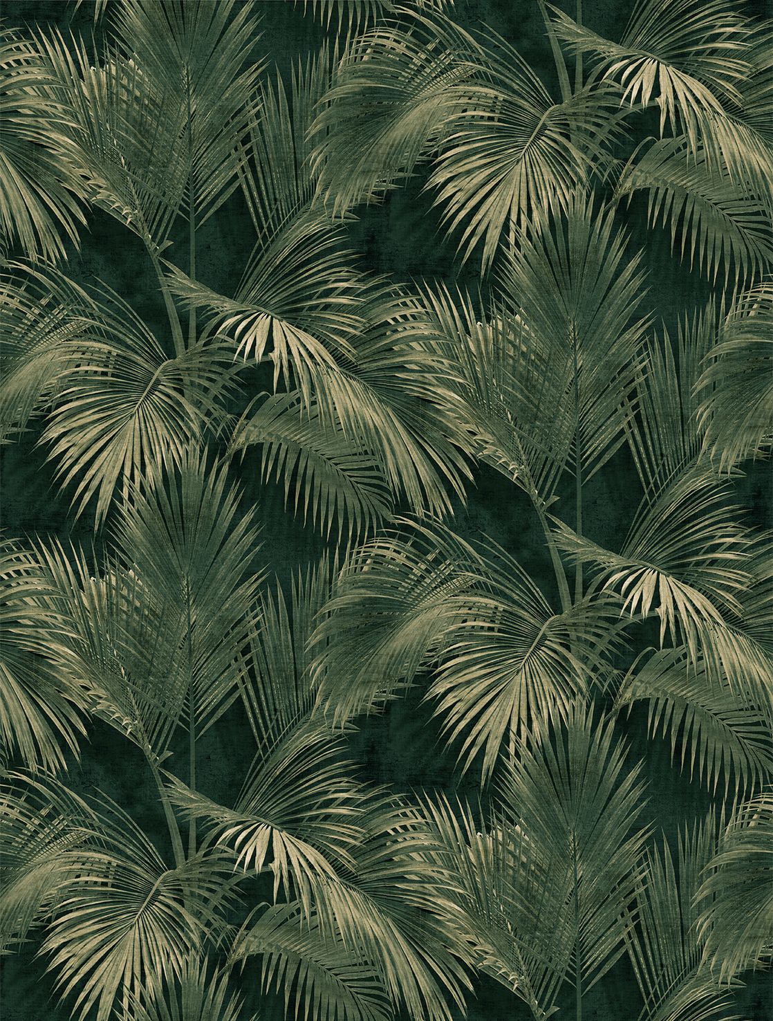 Poster-vliesbehang Feature W- Palm Grdn green 212x280cm FW4034-3