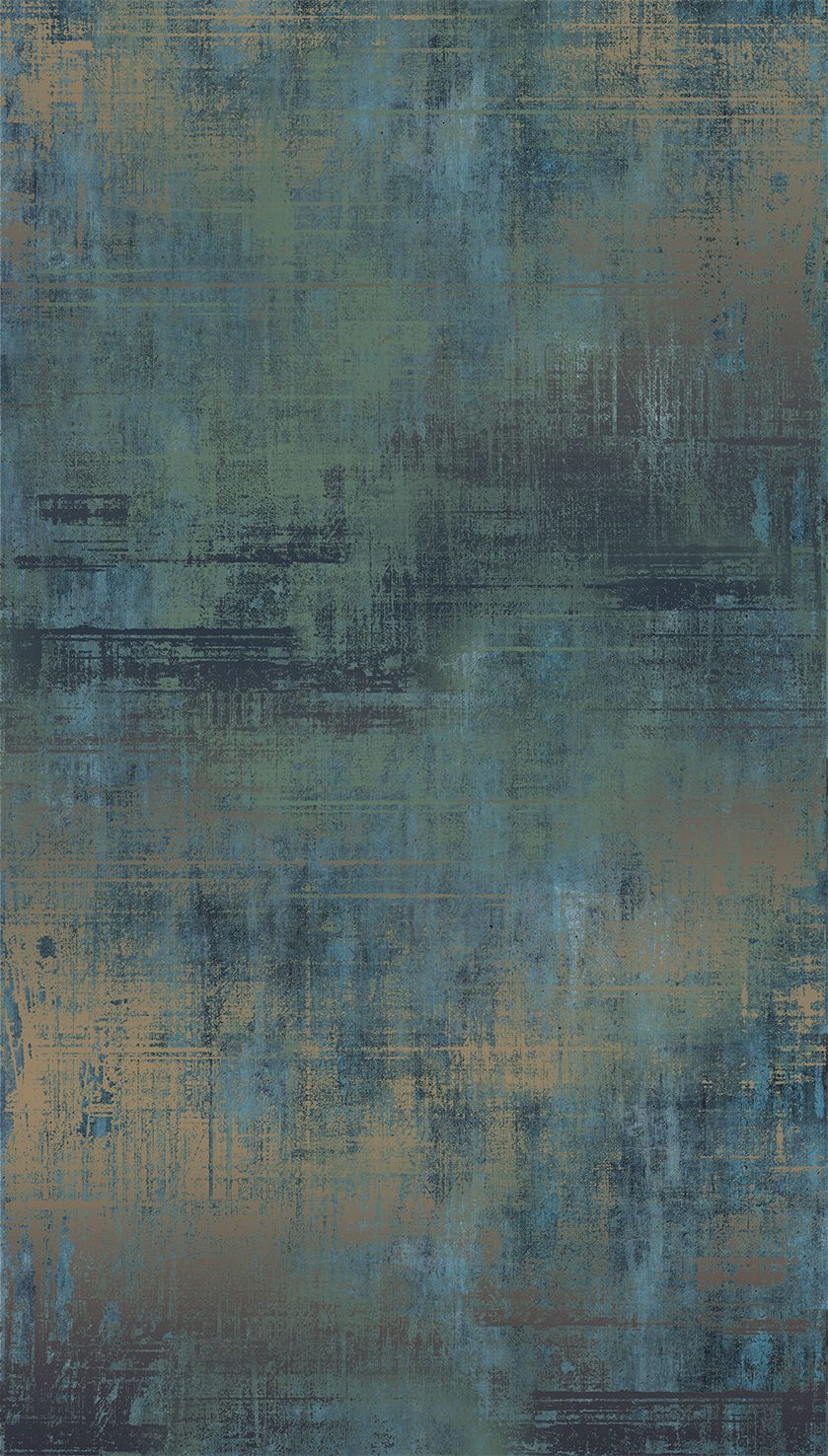 Poster-vliesbehang Feature W- Metallic bl/grn 159x280cm FW4057-6