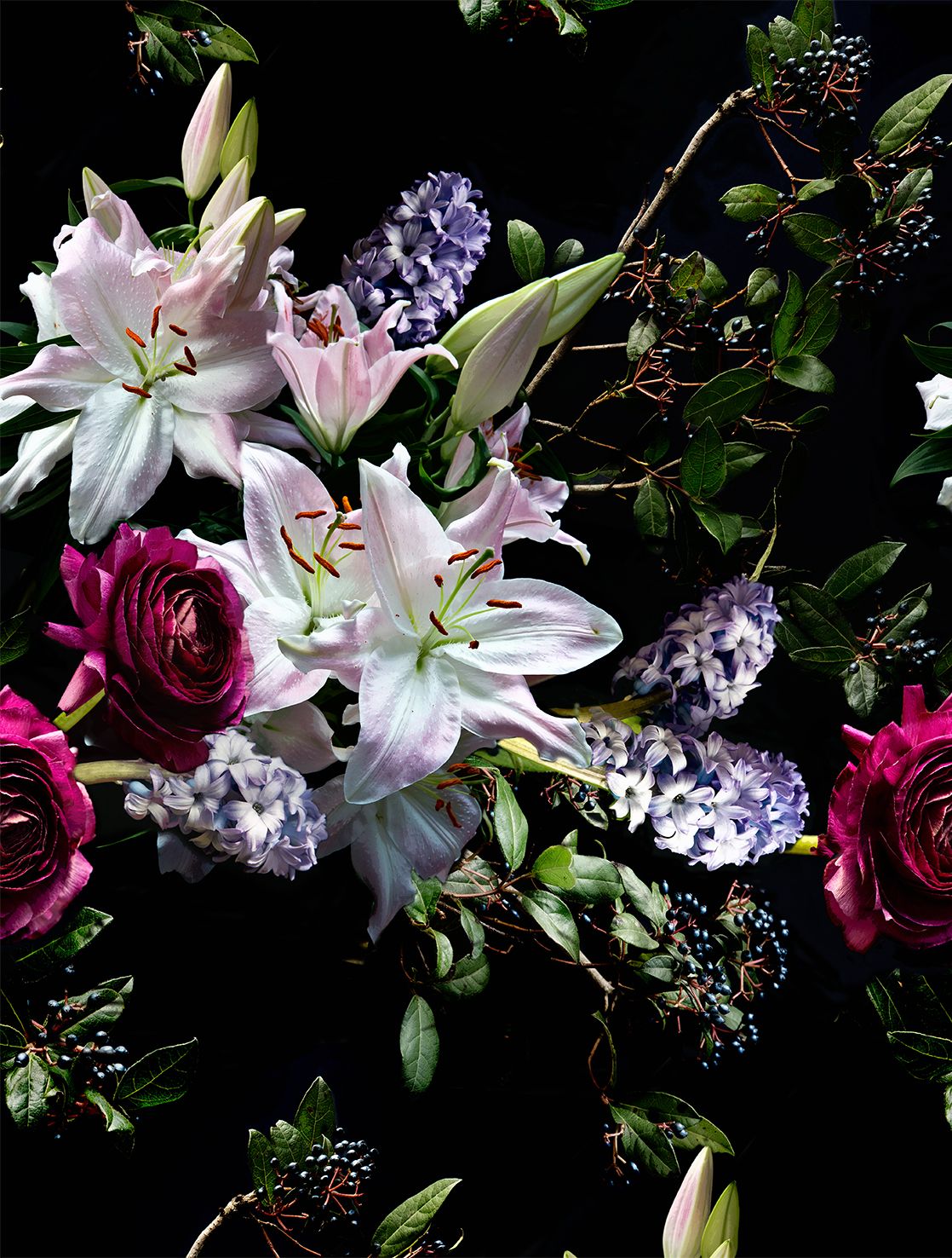Poster-vliesbehang Feature W- Flowers multi 212x280cm FW4065-1