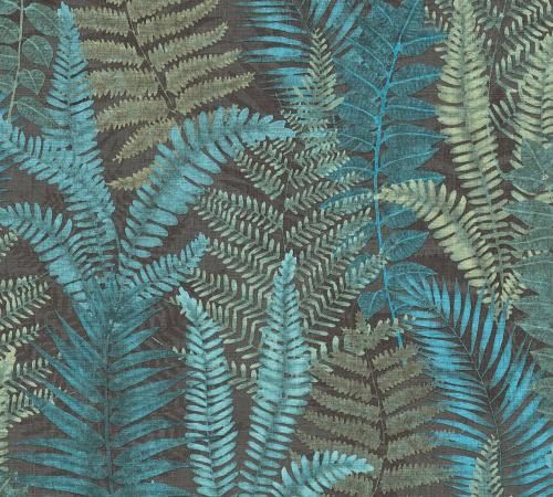 Vliesbehang Famous Garden Fern Leaves 393473