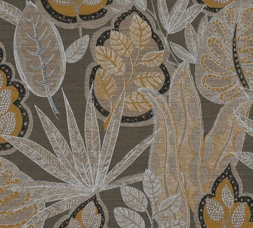 Vliesbehang Famous Garden Grafic Leaves 393463