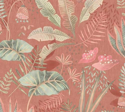 Vliesbehang Famous Garden Mix Leaves 393482
