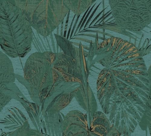Vliesbehang Famous Garden Jungle Leaves 393553