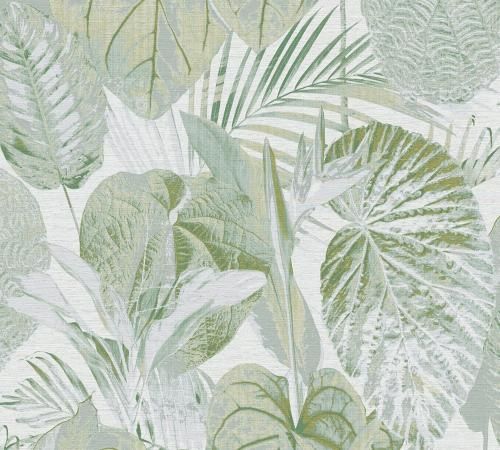 Vliesbehang Famous Garden Jungle Leaves 393554