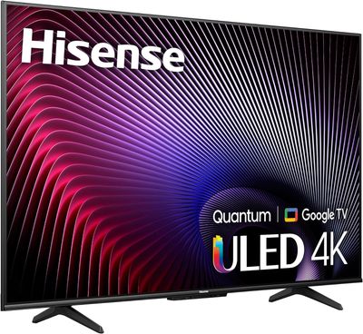 Hisense 65QD6N-65 QLED 4K UHD Google TV with 4K AI Upscaler, AI Sports Mode, HDR10/HDR10+/HLG, Game Mode Plus