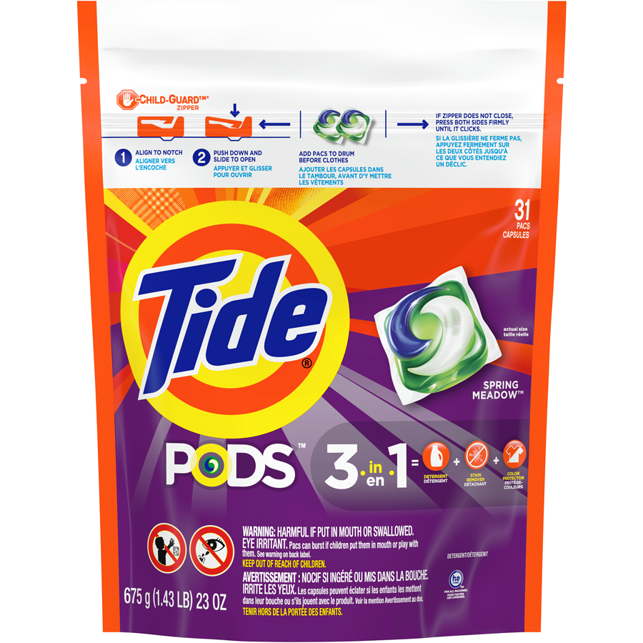 Liquid Laundry Detergent Pods