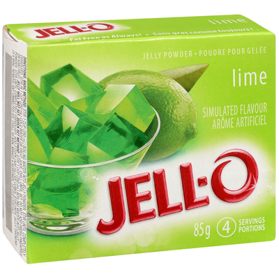 Lime Jelly Powder, Gelatin Mix