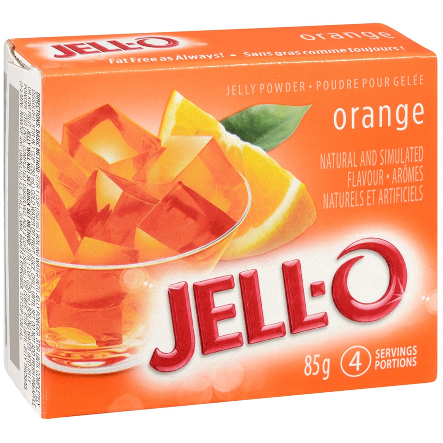 Orange Jelly Powder, Gelatin Mix