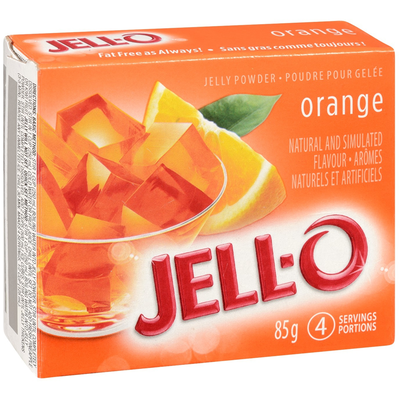 Orange Jelly Powder, Gelatin Mix