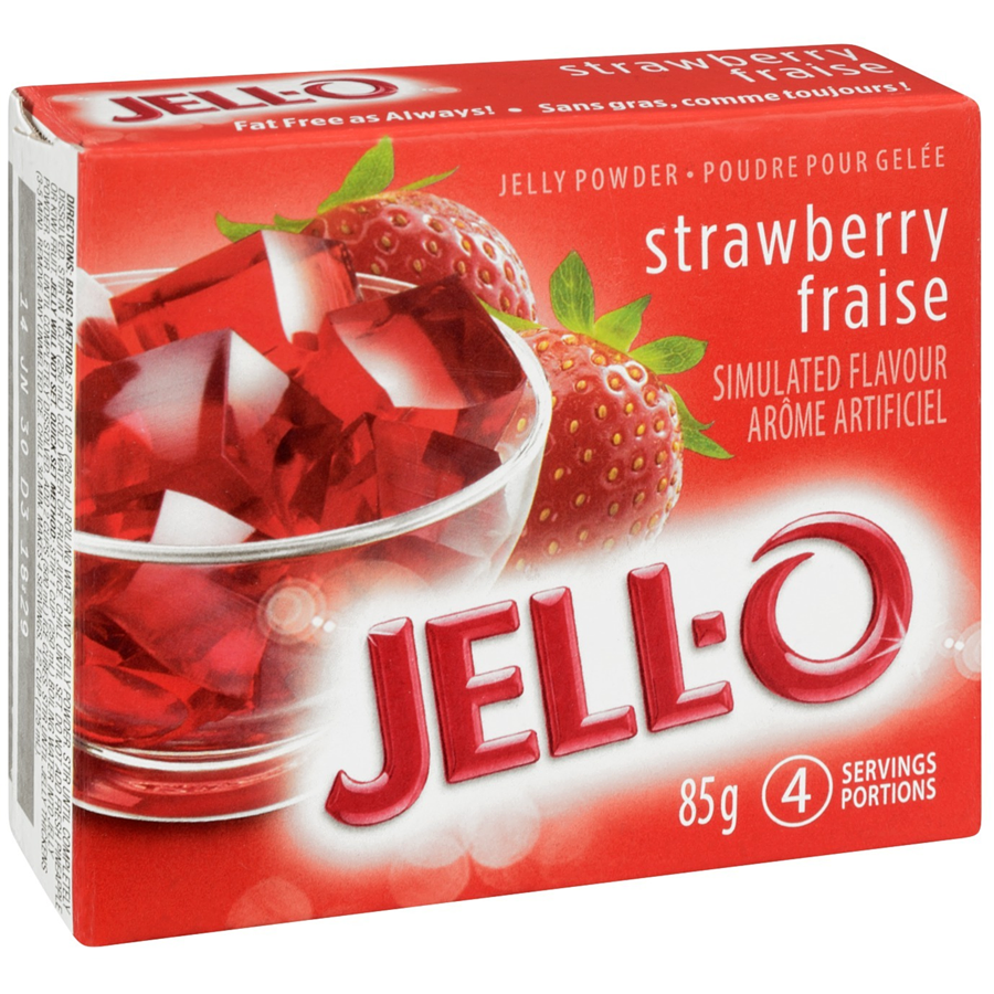 Strawberry Jelly Powder, Gelatin Mix