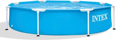 Piscina elevada con estructura de metal: 2,4 m x 50,8 cm