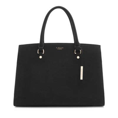 Black Vegan Shopper Bag