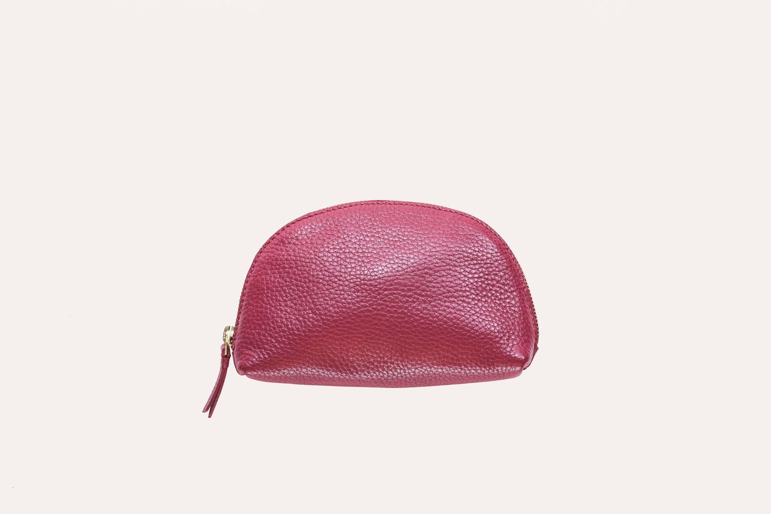 Black Cosmetic Pouch, Color: Red