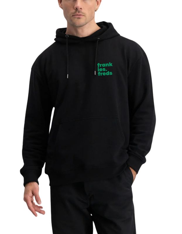wear.it.like.frankie.hoodie - Black &amp; Green