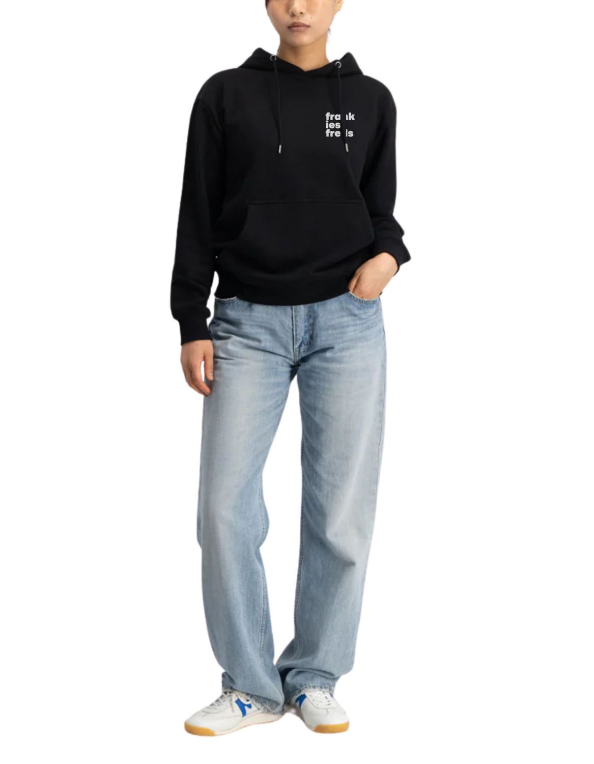 simply.freds.hoodie - Black