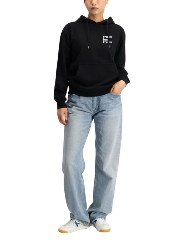simply.freds.hoodie - Black