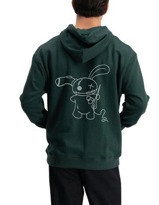 wear.it.like.frankie.hoodie - Forest Green &amp; White