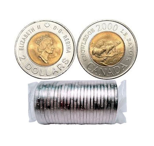 2000 Canada &quot;Path Of Knowledge&quot; Toonie