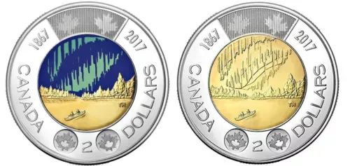 2017 Canada &quot;Glow In The Dark&quot; Toonie