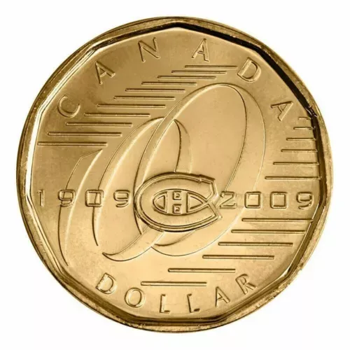 2009 Canada Montreal Canadian Centennial Loonie