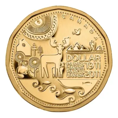 2011 Canada Parks Canada Centennial Loonie