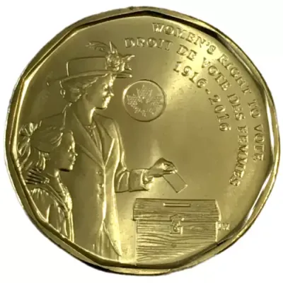 2016 Canada Women&#39;s Vote Centennial Loonie