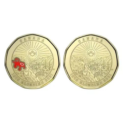 2021 Canada Klondike Gold Rush 125th Anniversary Loonie