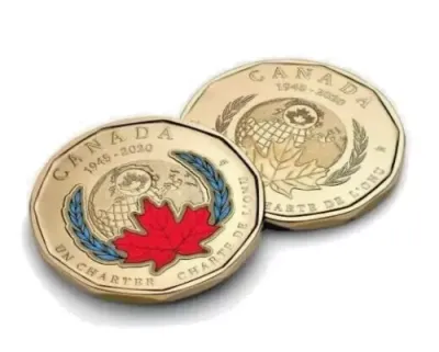 2020 Canada UN Charter 75th Anniversary Loonie