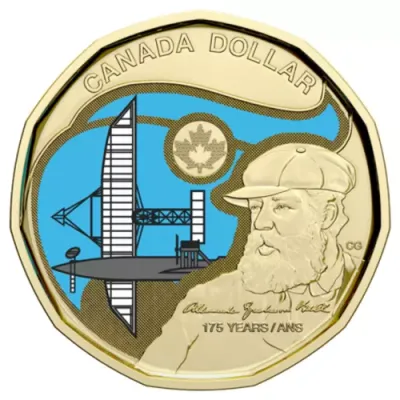 2022 Canada Alexander Graham Bell 175th Anniversary Loonie