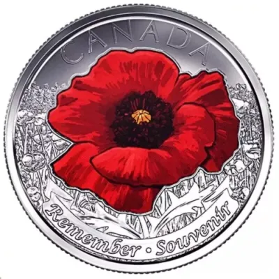2015 Canada 25 Cent Flanders Field Day