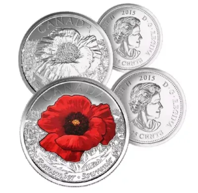 2015 Canada 25 Cent Flanders Field Day
