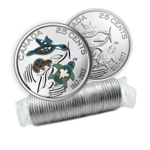 2017 Canada 25 Cent &quot;Hope For a Green Future&quot;