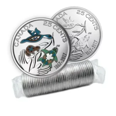 2017 Canada 25 Cent &quot;Hope For a Green Future&quot;