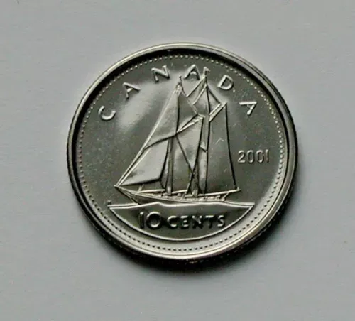 2001 Canada 10 Cent