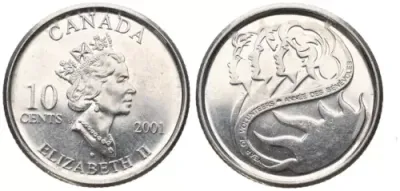 2001 Canada 10 Cent Year Of Volunteers