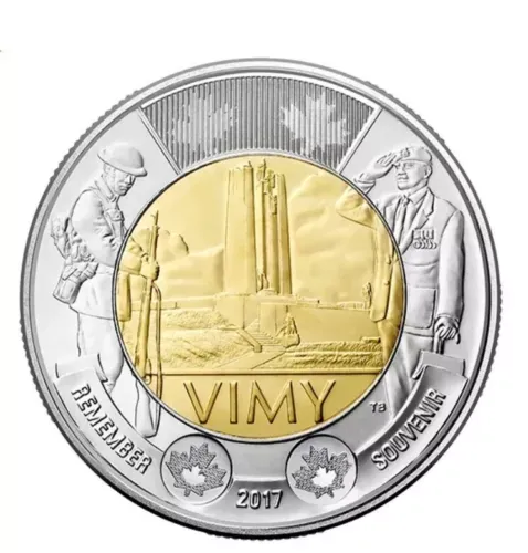 2016 Canada &quot;Battle Of Vimy Ridge&quot; 100th Anniversary Toonie